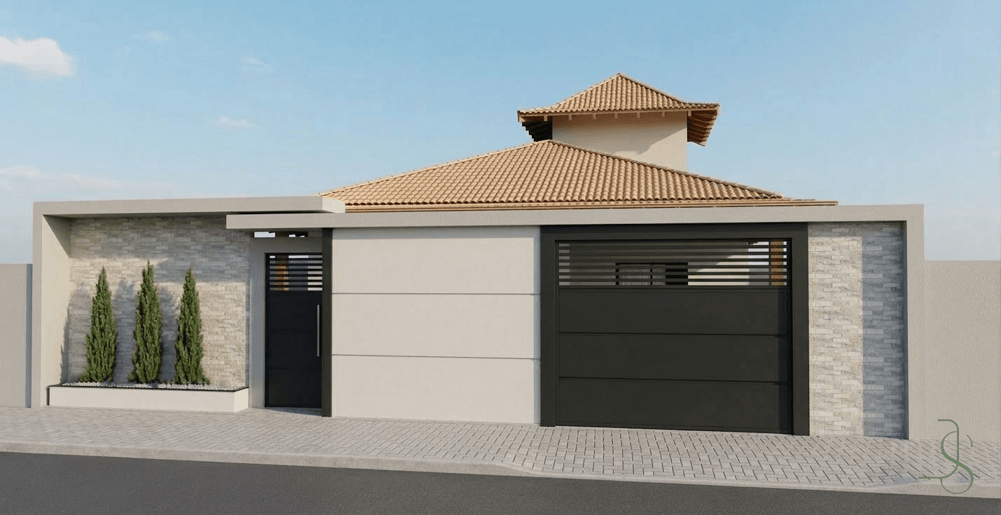 Casa com garagem em Reduto - MG
